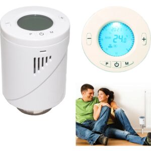 Electronic TRV Radiator Thermostat Valve Digital Programmable