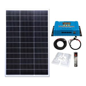150w Mono Solar Panel Kit With 20A Victron Energy PWM DUO Charge Controller