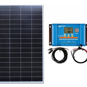 200w Mono Solar Panel Kit With 20A Victron Energy Charge Controller and Cables