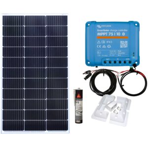 125w Mono Solar Panel Kit With 10A Victron Energy Smart MPPT Charge Controller