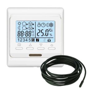 Digital Underfloor Heating Thermostat with Floor Sensor 16A Electric Heater
