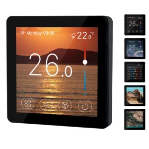 Wifi Smart Heating Thermostat Digital Colour Touch Screen 7-Day Programmable